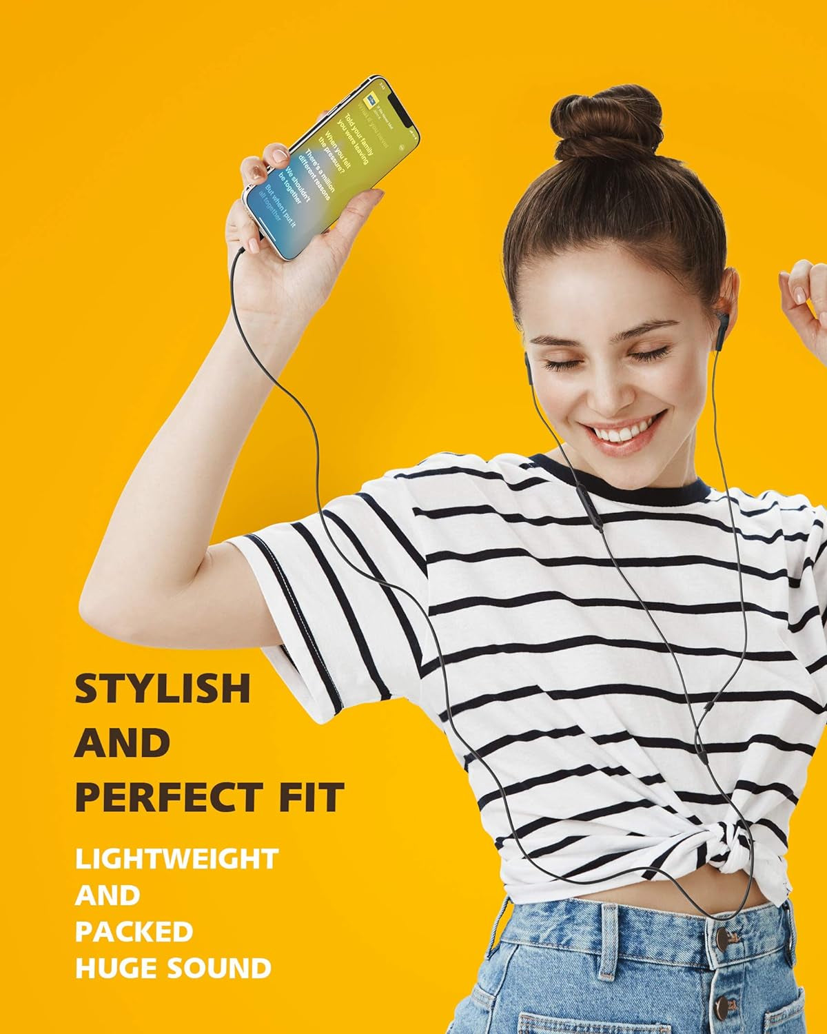 Lightning Headphones Earphones Mfi Certified Compatible with Iphone 14 13 12 11 Pro Max Iphone X XS Max XR Iphone 8 plus Iphone 7 plus with Microphone Controller Sweetflow Black